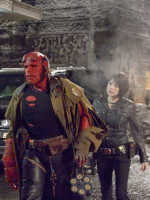 Johann Krauss, Abe Sapien, Hellboy and Liz